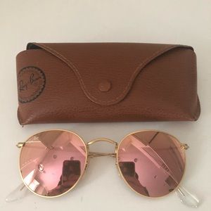 Ray-Ban RB3447 round metal sunglasses